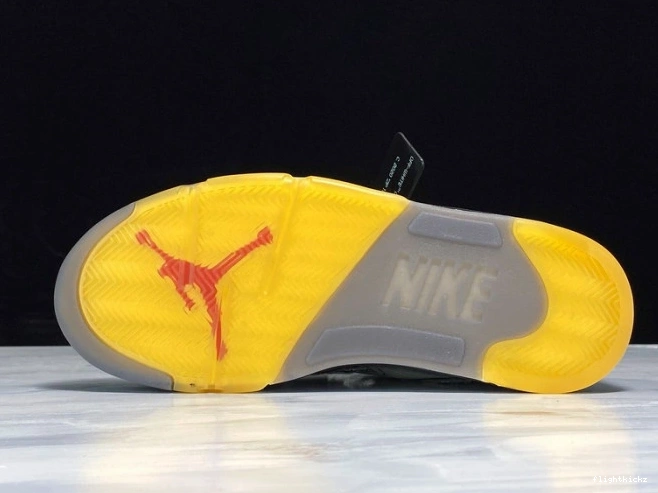 Black CT8480-001 Off-White Jordan x Air 5 1211